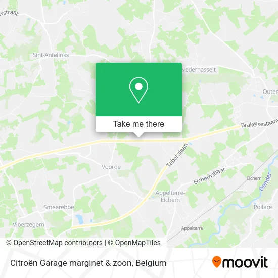Citroën Garage marginet & zoon map