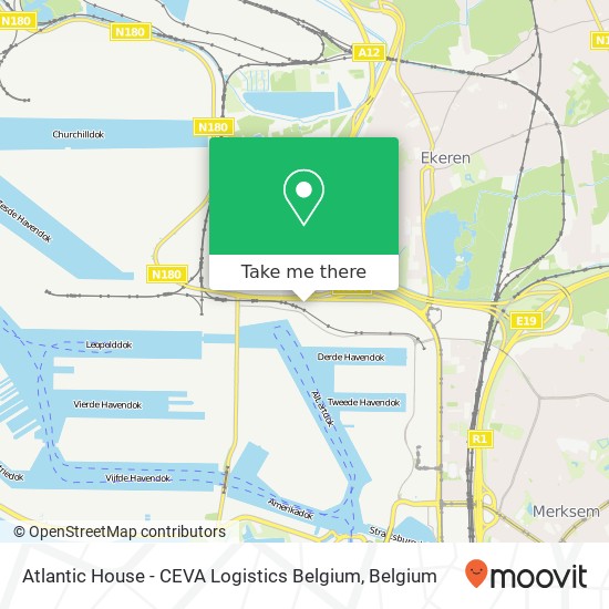 Atlantic House - CEVA Logistics Belgium plan