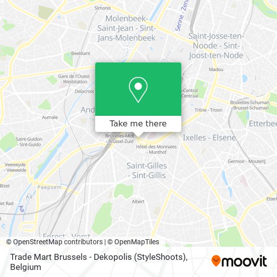 Trade Mart Brussels - Dekopolis (StyleShoots) map