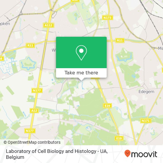 Laboratory of Cell Biology and Histology - UA map