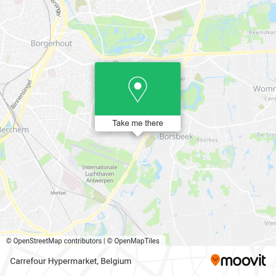 Carrefour Hypermarket map