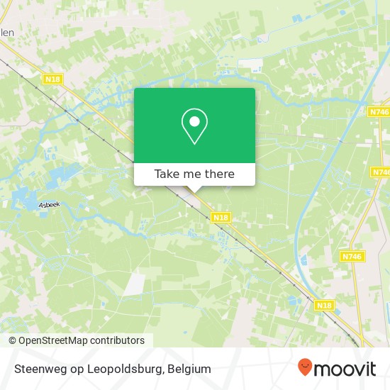 Steenweg op Leopoldsburg map