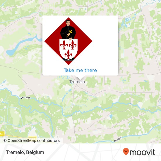 Tremelo map