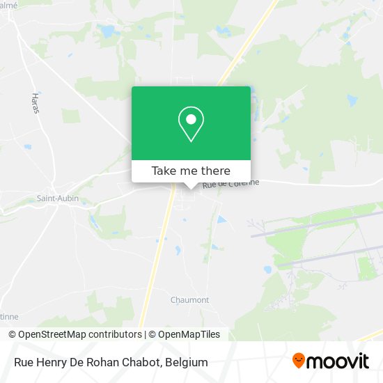 Rue Henry De Rohan Chabot plan