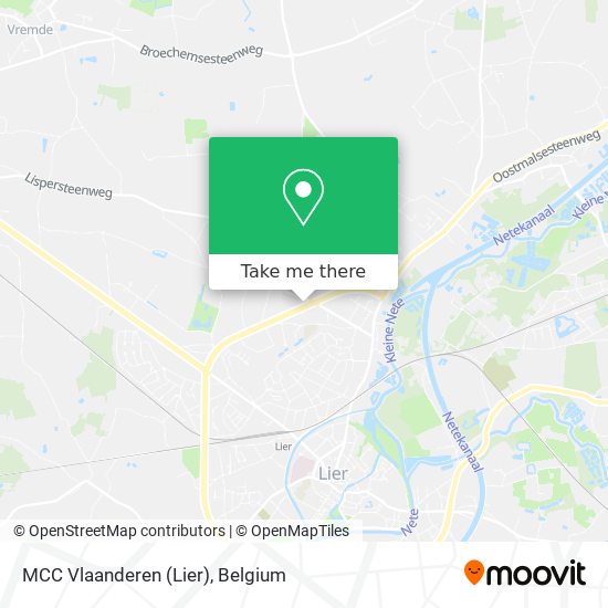 MCC Vlaanderen (Lier) map