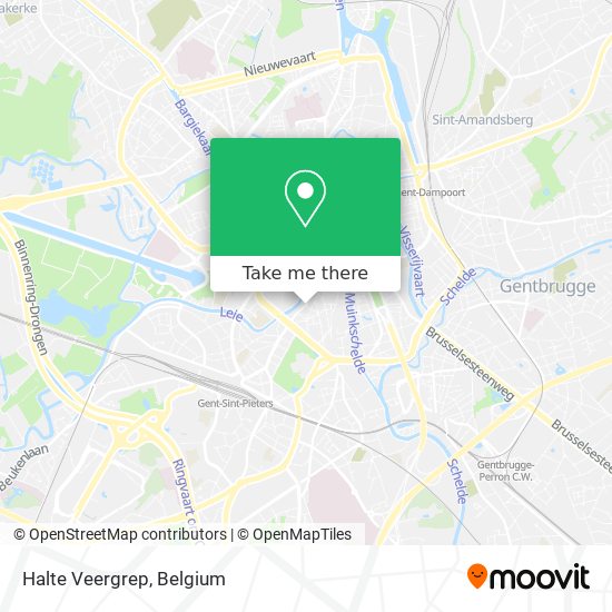 Halte Veergrep map