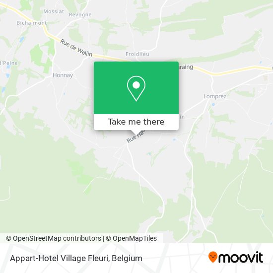 Appart-Hotel Village Fleuri map