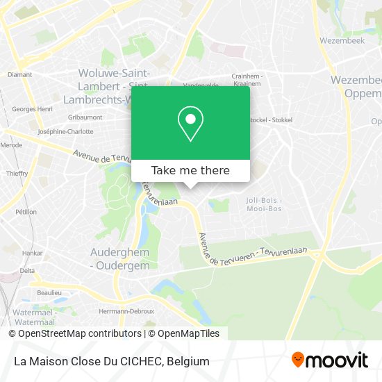 La Maison Close Du CICHEC map