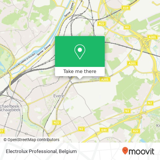 Electrolux Professional map