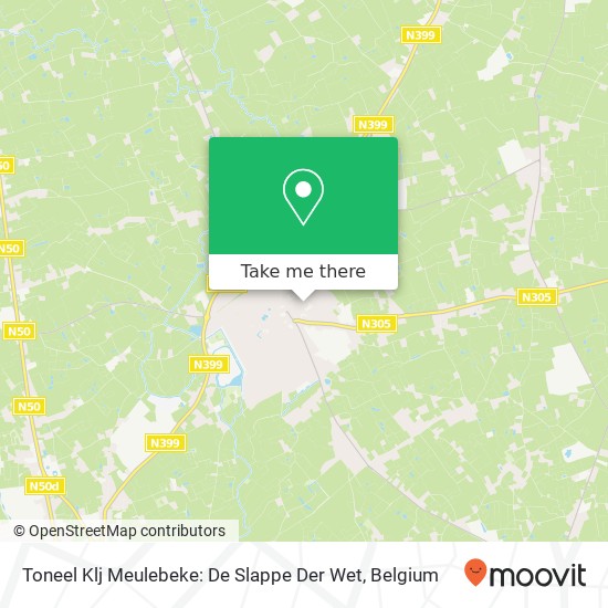 Toneel Klj Meulebeke: De Slappe Der Wet map