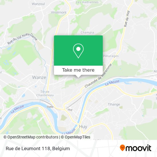 Rue de Leumont 118 map