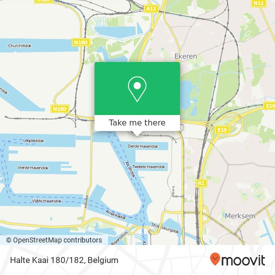 Halte Kaai 180/182 plan