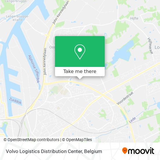 Volvo Logistics Distribution Center map