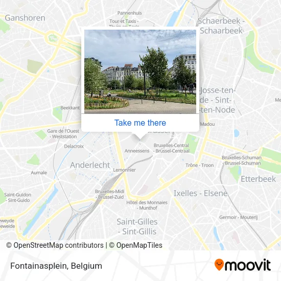 Fontainasplein map