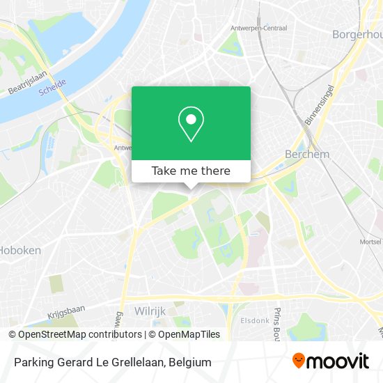 Parking Gerard Le Grellelaan map