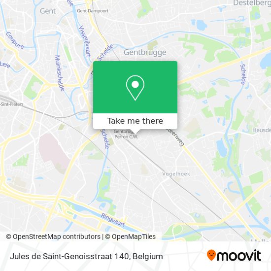 Jules de Saint-Genoisstraat 140 map