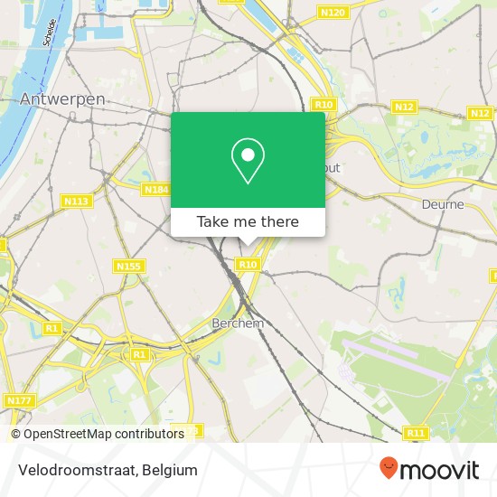 Velodroomstraat map