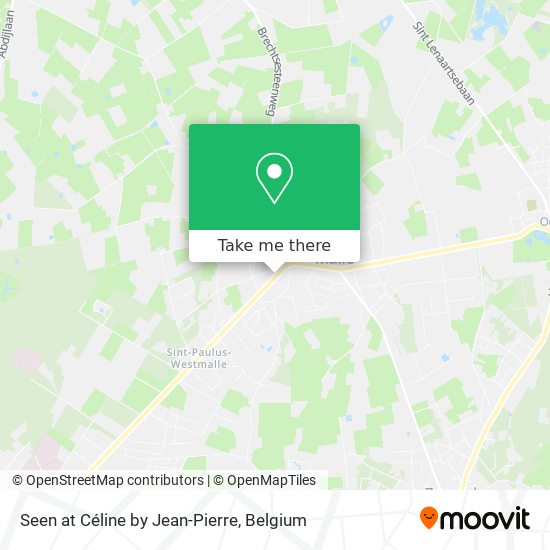 Seen at Céline by Jean-Pierre map