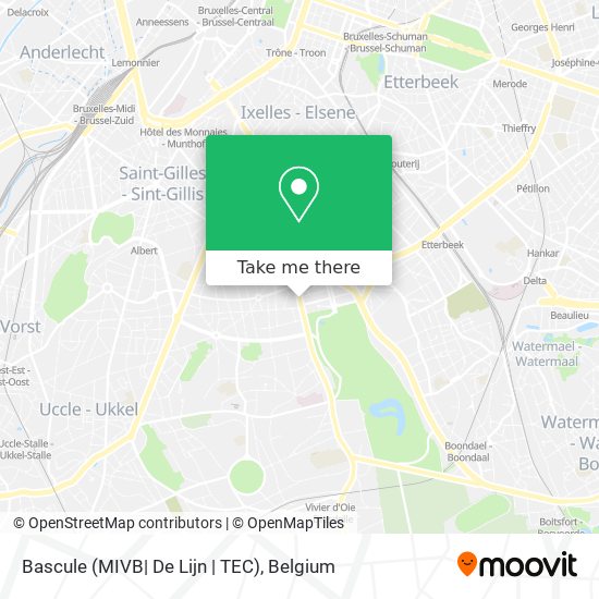 Bascule (MIVB| De Lijn | TEC) map