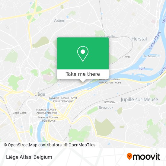 Liège Atlas map