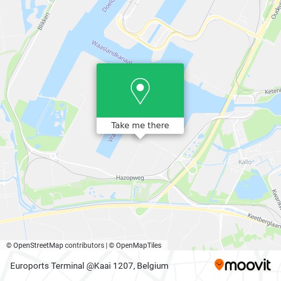 Euroports Terminal @Kaai 1207 map