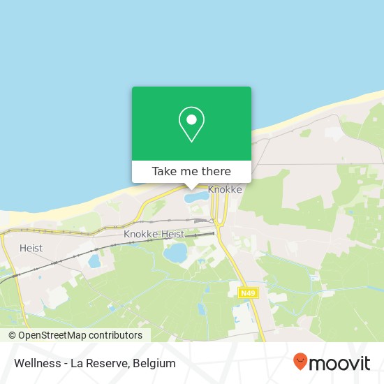 Wellness - La Reserve map