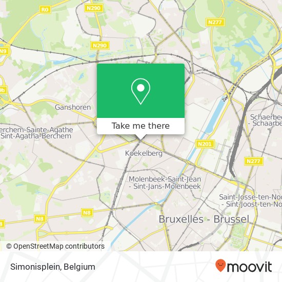 Simonisplein map