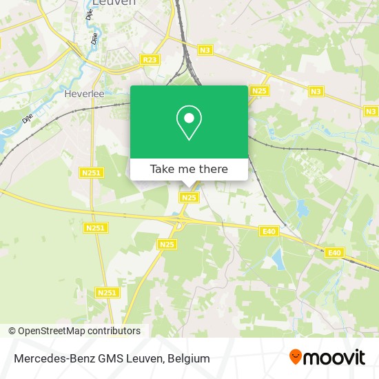 Mercedes-Benz GMS Leuven map