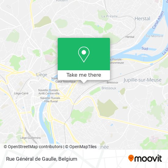 Rue Général de Gaulle map