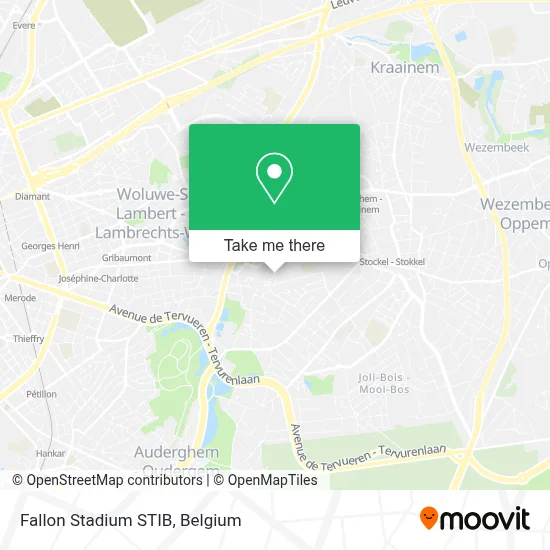 Fallon Stadium STIB map