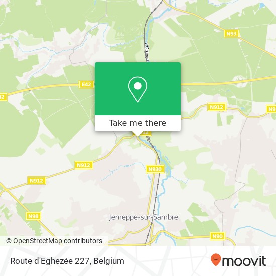Route d'Eghezée 227 map