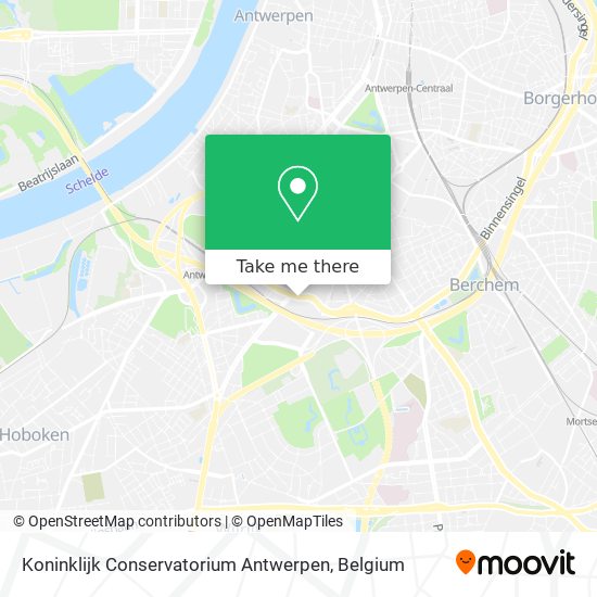 Koninklijk Conservatorium Antwerpen plan