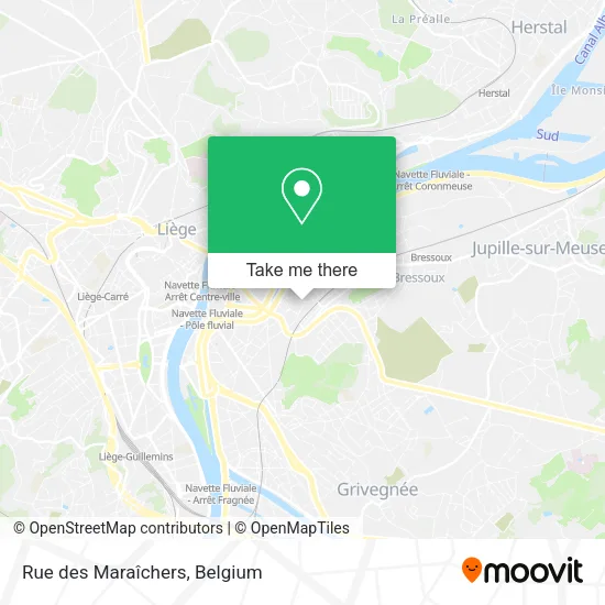 Rue des Maraîchers map
