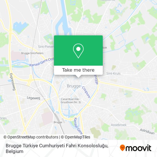 Brugge Türkiye Cumhuriyeti Fahri Konsolosluğu plan