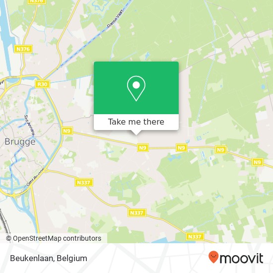 Beukenlaan map