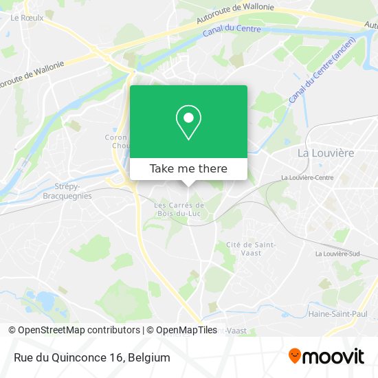 Rue du Quinconce 16 plan