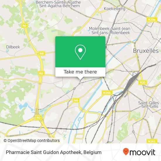 Pharmacie Saint Guidon Apotheek map