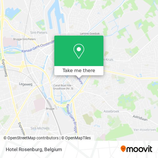 Hotel Rosenburg map