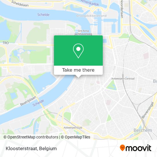 Kloosterstraat map