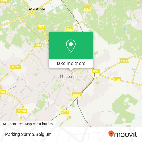 Parking Sarma map