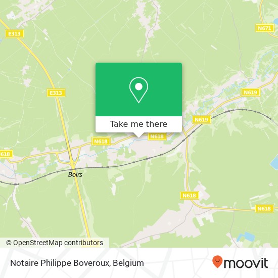 Notaire Philippe Boveroux map