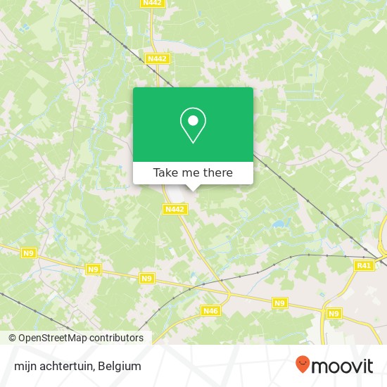 mijn achtertuin map