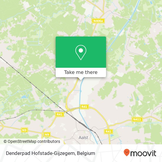 Denderpad Hofstade-Gijzegem map