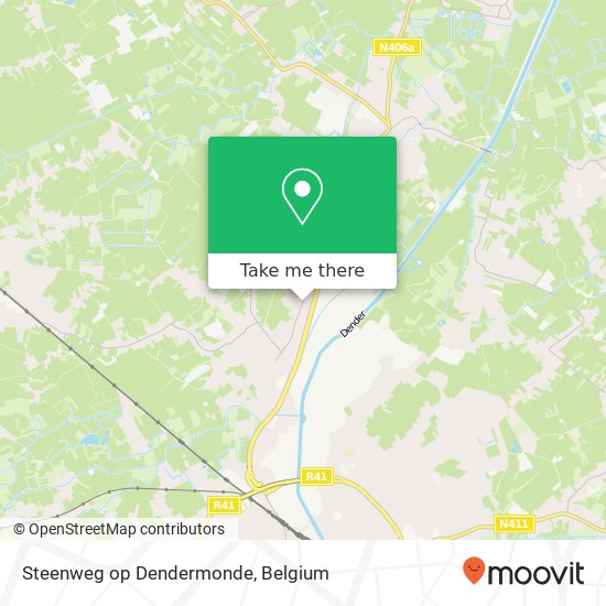 Steenweg op Dendermonde plan