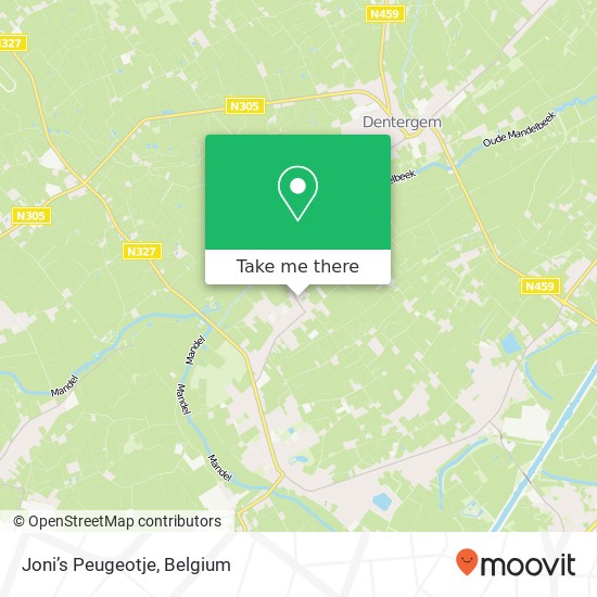 Joni’s Peugeotje map