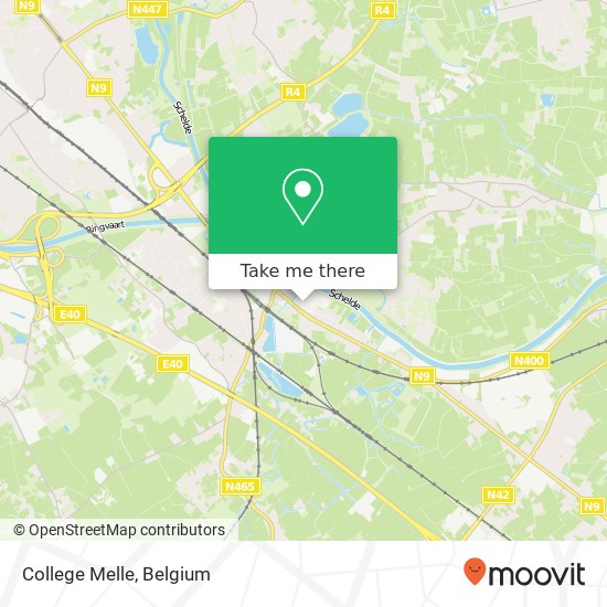 College Melle map