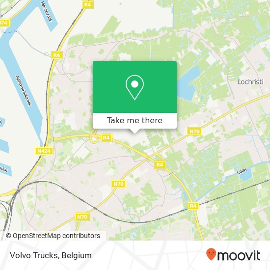 Volvo Trucks map