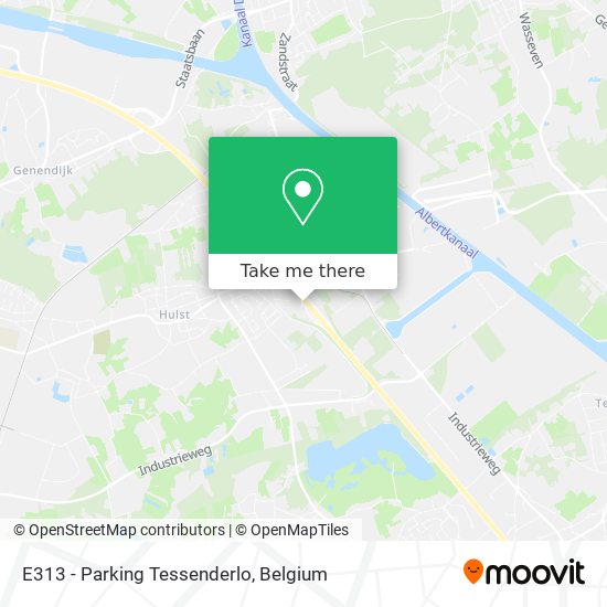 E313 - Parking Tessenderlo map