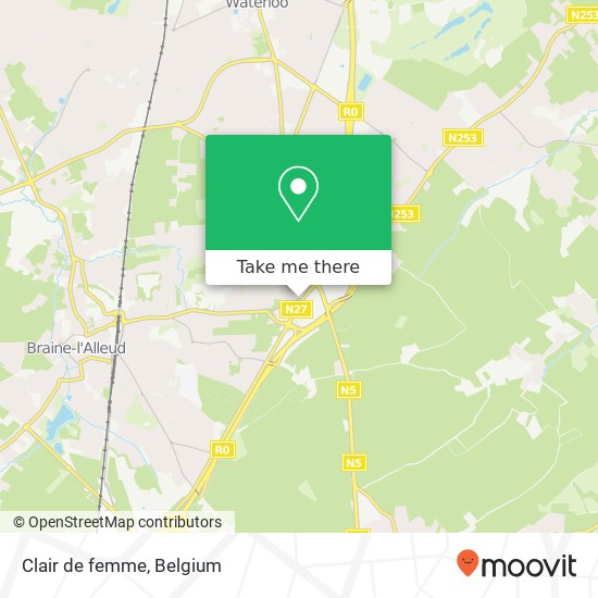 Clair de femme map