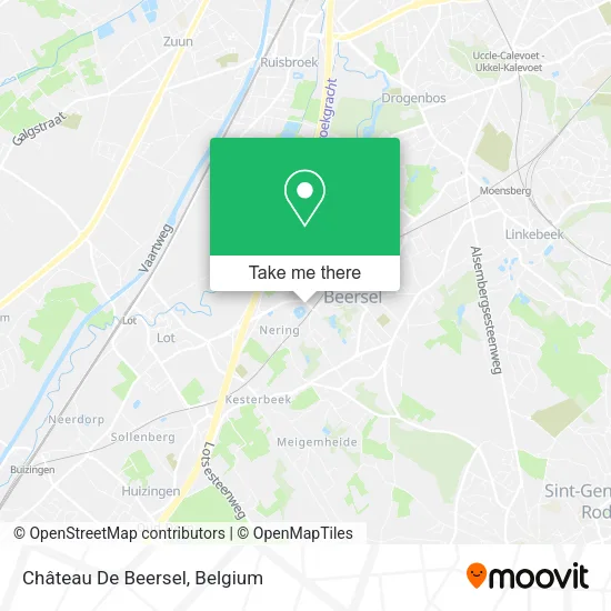 Château De Beersel map